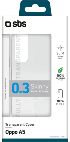 Cover Sbs TESKINOPA5T Oppo A5 SKINNY Clear