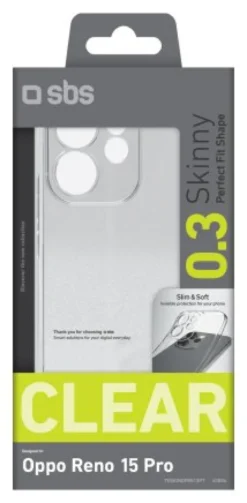 Cover Sbs TESKINOPRE15PT Reno15 Pro SKINNY Clear