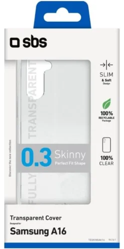 Cover Sbs TESKINSAA16 GALAXY A16 SKINNY Clear
