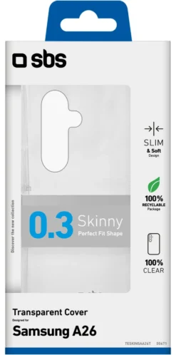 Cover Sbs TESKINSAA26T GALAXY A26 SKINNY Clear