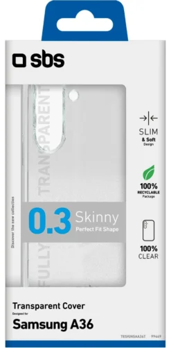 Cover Sbs TESKINSAA36T GALAXY A36 SKINNY Clear