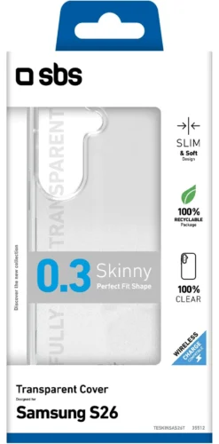 Cover Sbs TESKINSAS26T GALAXY AI S26 SKINNY Clear
