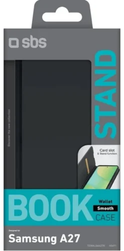 Cover Sbs TEWALSAA27K GALAXY A27 SMOOTH WALLET Black