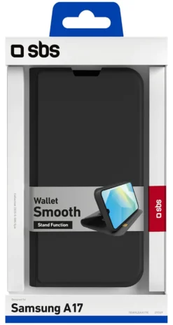 Cover Sbs TEWALSAA17K GALAXY A17 WALLET SMOOTH Black