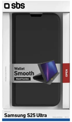 Cover Sbs TEWALSAS25UK GALAXY AI S25 Ultra WALLET Black