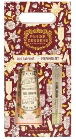 Crema mani Panier des Sens Panier des sens set natalizio 25 geranio