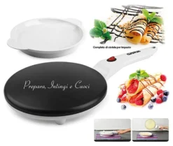 Crepiera elettrica G3 Ferrari G10306 Crepe Maker White e Black
