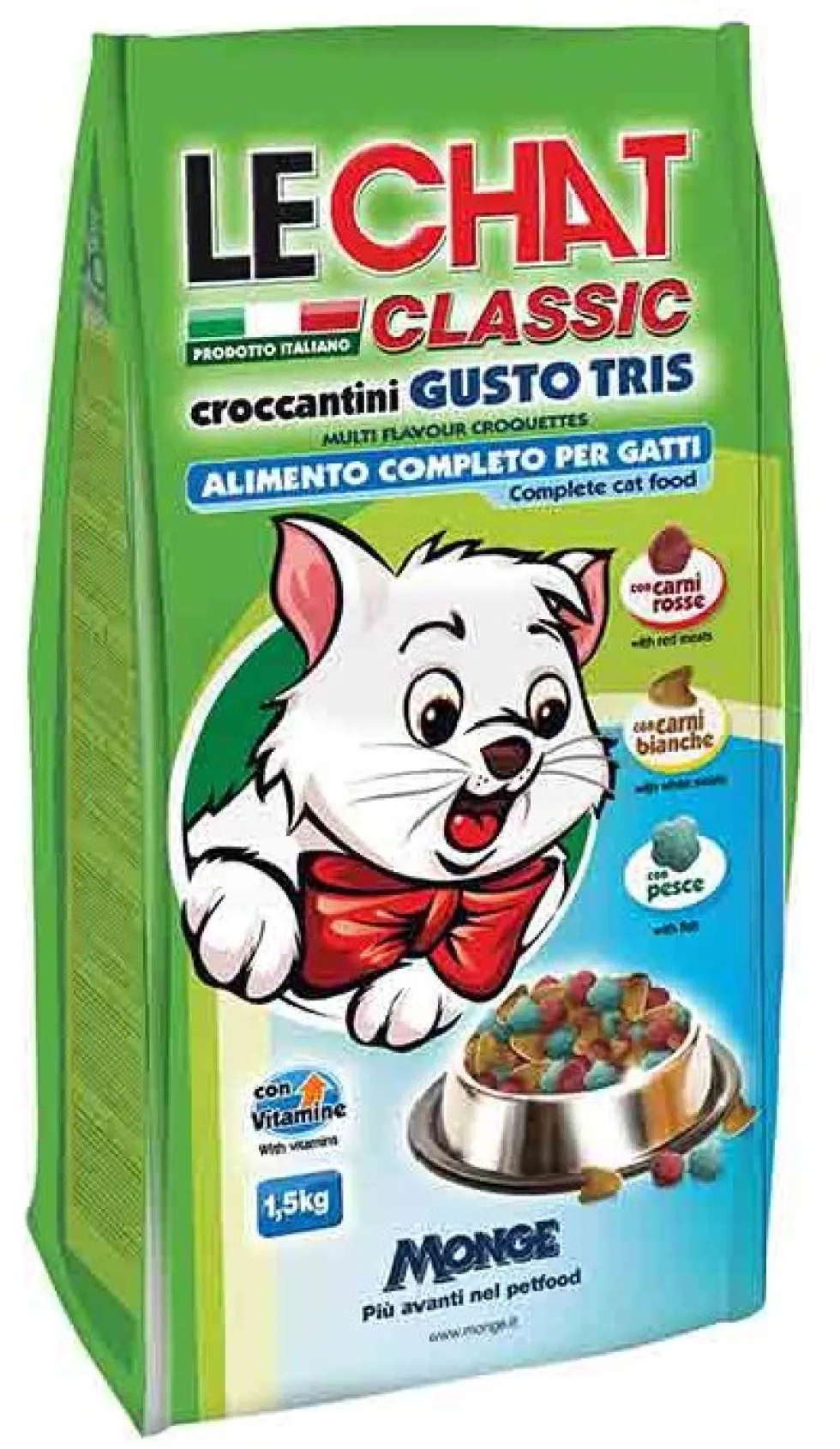 Crocchette gatto Monge 0042 LECHAT