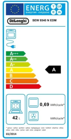Cucina gas De Longhi SMART SEW8540NEDM White