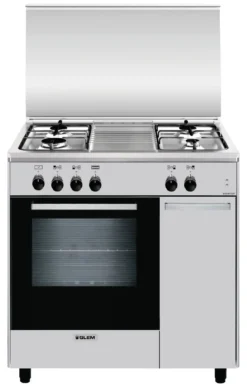 Cucina gas Glem Gas ALPHA AS854EI Inox