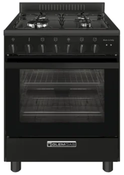 Cucina gas Glem Gas SPECIALISTA SE SA66TBK Black