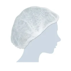 Cuffia monouso tonda bianca cartone 1000 pz