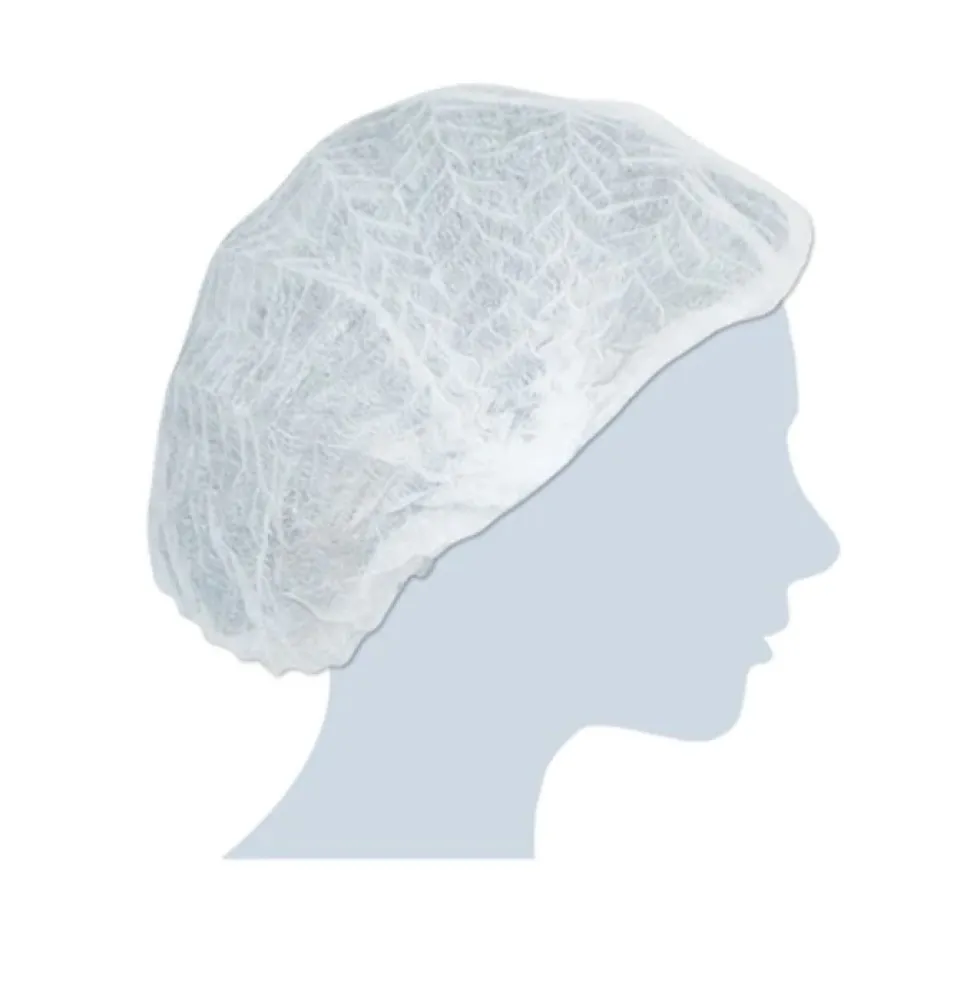 Cuffia monouso tonda bianca cartone 1000 pz