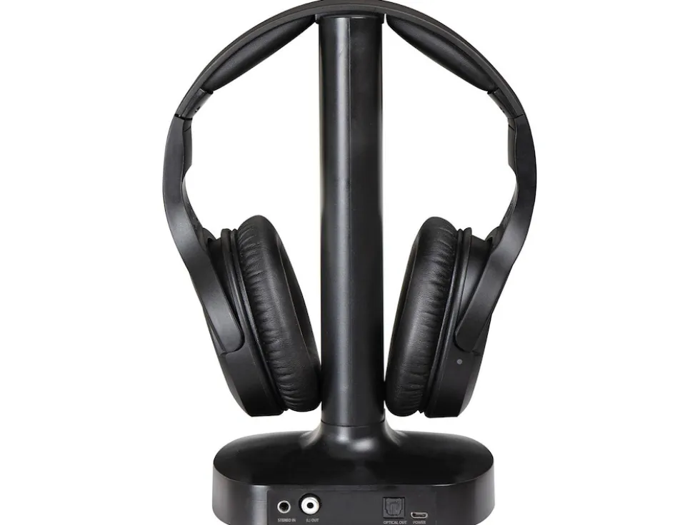 Cuffia TV ricaricabile wireless Trevi FRS1480R con RF 2.4GHz