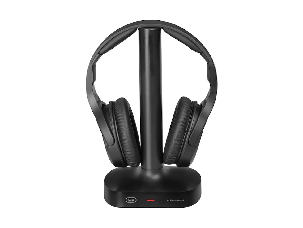Cuffia TV ricaricabile wireless Trevi FRS1480R con RF 2.4GHz