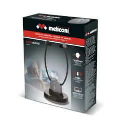 Cuffia wireless per TV Meliconi Easy con base di ricarica