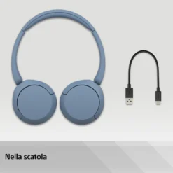 Cuffie Bluetooth Sony WHCH520L.CE7 con 360 Reality Audio e Multipoint
