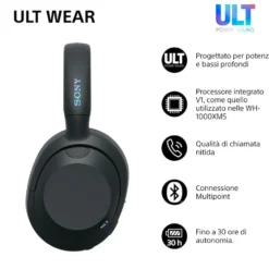 Cuffie Bluetooth Sony WHULT900NB.CE7 con cancellazione del rumore