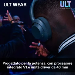 Cuffie Bluetooth Sony WHULT900NB.CE7 con cancellazione del rumore
