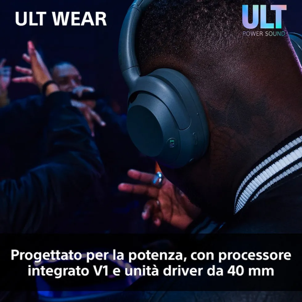 Cuffie Bluetooth Sony WHULT900NB.CE7 con cancellazione del rumore