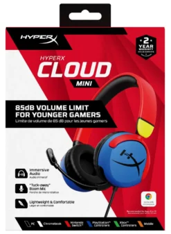 Cuffie gaming HyperX 7G8F3AA CLOUD MINI Multicolore