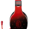 Cuffie gaming Qubick ACMU0209 MULTIPIATTAFORMA AC Milan Devils Black e