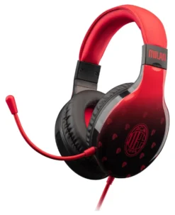 Cuffie gaming Qubick ACMU0209 MULTIPIATTAFORMA AC Milan Devils Black e