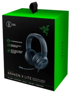 Cuffie gaming Razer RZ04 02950100 R381 KRAKEN X Lite Black