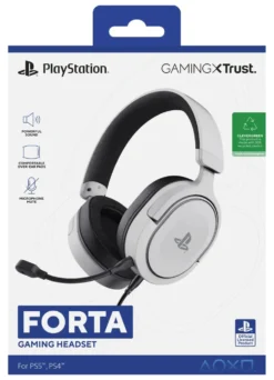 Cuffie gaming Trust 24716 GXT 498W Forta Wired White e Black