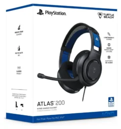 Cuffie gaming Turtle Beach TBS 3002 05 ATLAS 200 Playstation Black e B