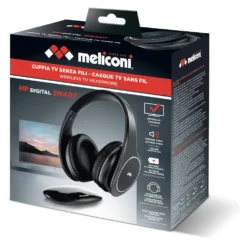 Cuffie Meliconi 497337 HP SERIES Digital Smart Black