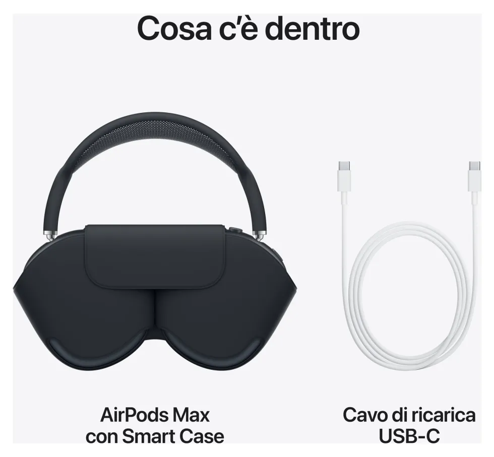 Cuffie microfono bluetooth Apple MWW73ZM A AIRPODS MAX Orange