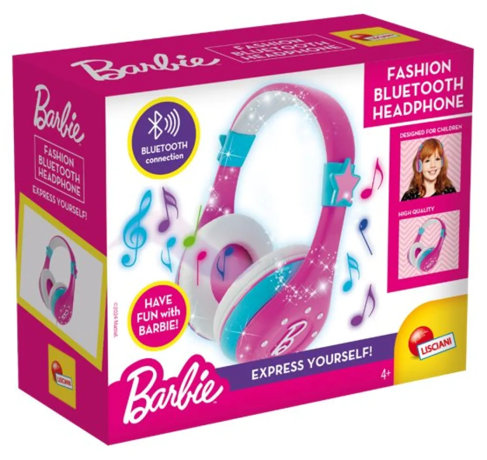 Cuffie microfono bluetooth Lisciani 104451 BARBIE Pink
