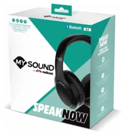 Cuffie microfono bluetooth Meliconi 497408 MYSOUND Speak Now Black