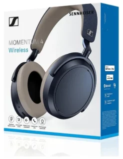Cuffie microfono bluetooth Sennheiser 700386 MOMENTUM 4 Wireless Denim