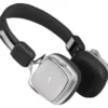 Cuffie microfono bluetooth Trevi HE800AB00 DJ GROOVE Black e Silver