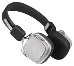 Cuffie microfono bluetooth Trevi HE800AB00 DJ GROOVE Black e Silver