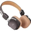 Cuffie microfono bluetooth Trevi HE800AB18 DJ GROOVE Brown e Black