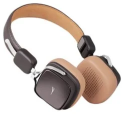 Cuffie microfono bluetooth Trevi HE800AB18 DJ GROOVE Brown e Black
