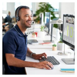 Cuffie microfono filo Logitech 981 000593 H SERIES H111 Stereo Headset