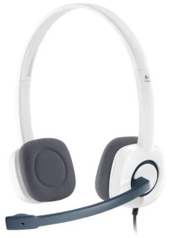 Cuffie microfono filo Logitech 981 000350 H SERIES H150 White
