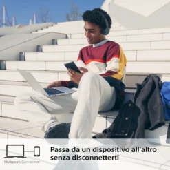 Cuffie on ear Sony WHCH520B con 360 Reality Audio e Multipoint