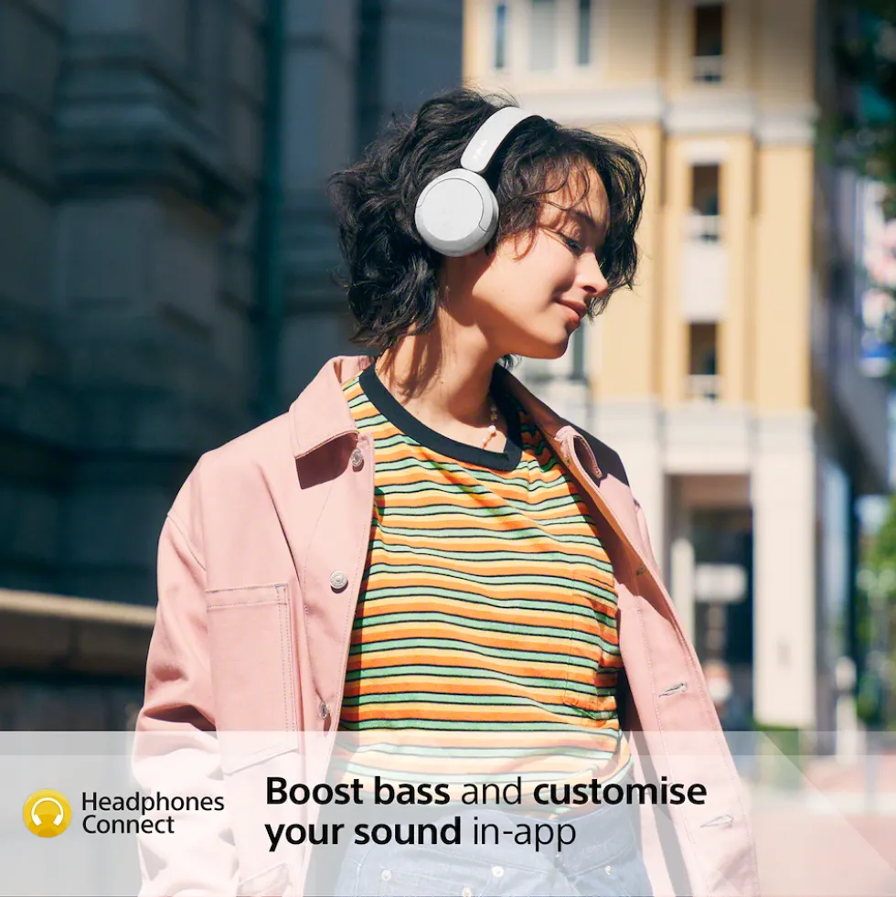 Cuffie on ear Sony WHCH520W.CE7 con audio 360 Reality