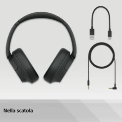 Cuffie Sony WHCH720NB Bluetooth con Dual Noise Cancelling e audio 360 Reality