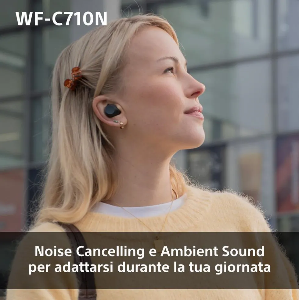 Cuffie true wireless Sony WFC710NW con eliminazione del rumore