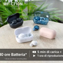 Cuffie true wireless Sony WFC710NW con eliminazione del rumore