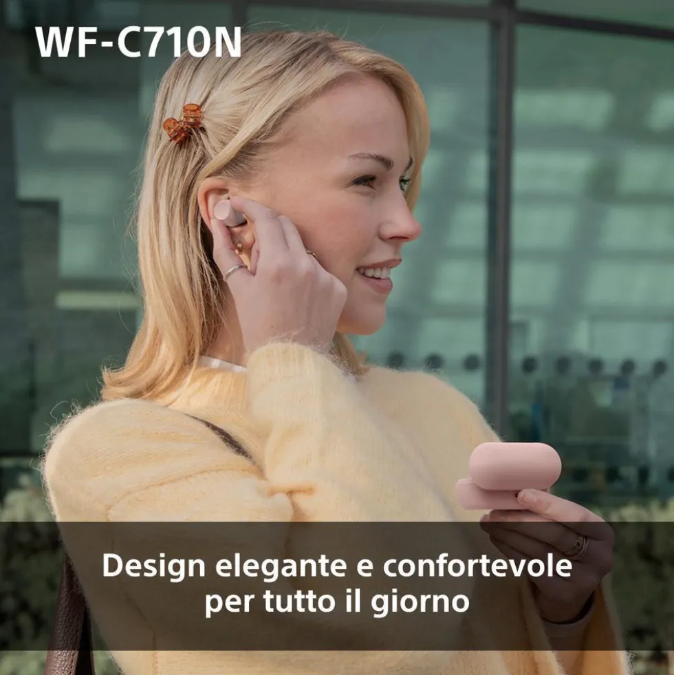 Cuffie true wireless Sony WFC710NW con eliminazione del rumore