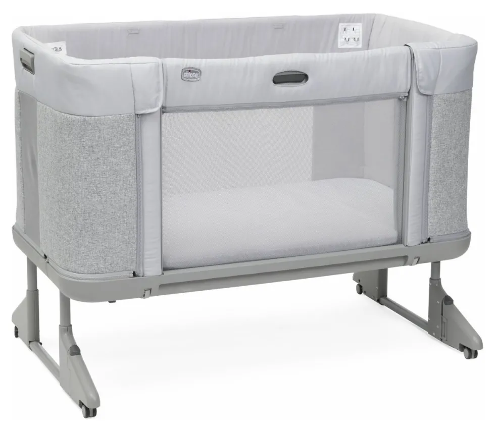 Culla Chicco 0807965061000 NEXT2ME FOREVER Ash grey cross collection