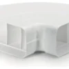 Curva cappa Airforce AFC4043003 90 orizzontale per tubo piatto Bianco