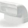 Curva cappa Airforce AFC4043004 90 verticale per tubo piatto Bianco